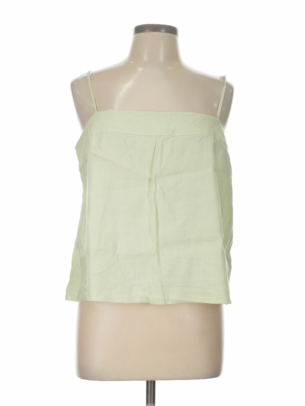 Antonio Melani Pistachio Linen Blend Tank large mint green summer minimal strapp